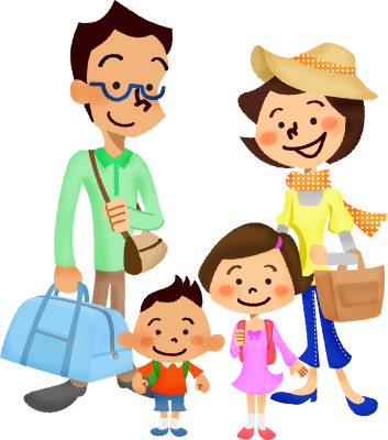 Family Trip - Illustration (353x400)