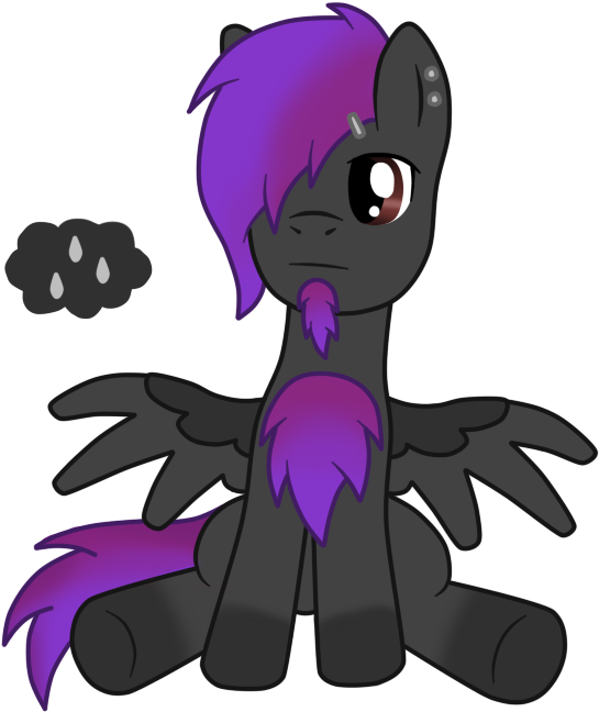 Dark Cloud The Pegasus By Silverromance - Cartoon (600x742)