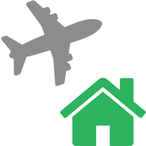 Living Abroad - Pink House Icon Png (512x512)