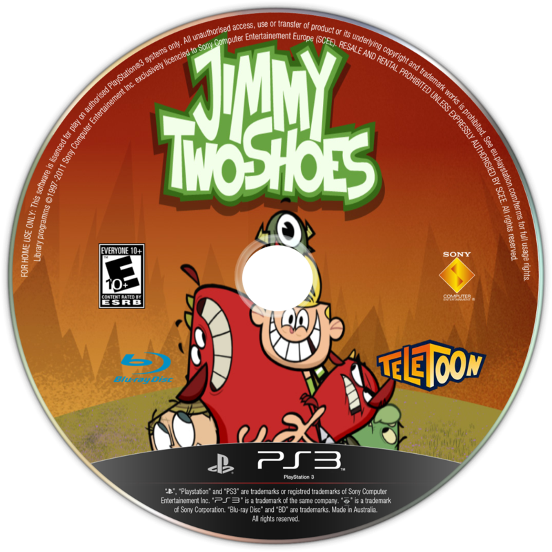 Jimmy Two-shoes Game Cd By Etschannel - Jimmy Two Shoes Games (800x799)