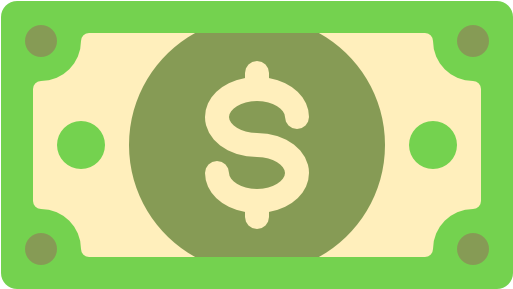 Flight Clipart Orlando - Dollar Bill Vector Png (512x512)