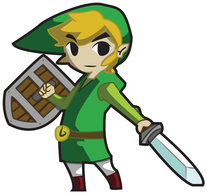 Link From Wind Waker By Jefuandonattsu - Legend Of Zelda Character Names (769x665)
