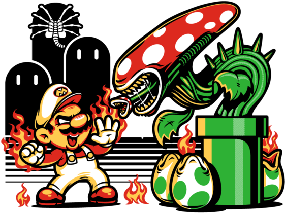 Game Over, Man, Game Over - Mario Series (571x432)