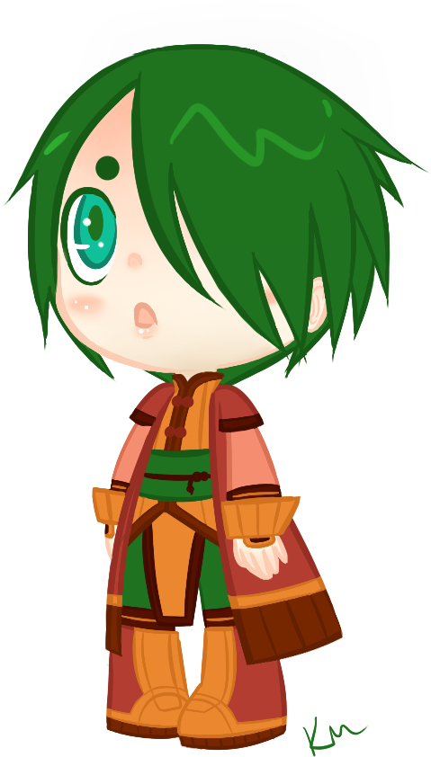 Chibi Searth With Dot Eyebrows By Myfriends-nobody - Cartoon (667x892)