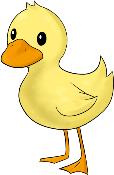 You Can Use This Cute Cartoon Yellow Duckling Clip - 5 Little Ducks Png (516x652)