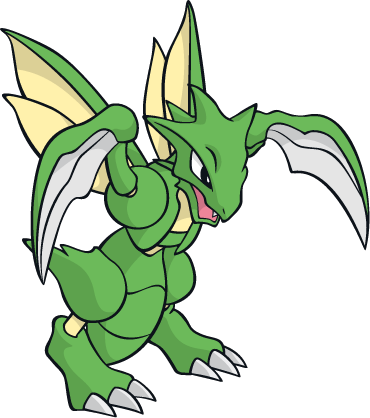 Jiminy Cricket - Scyther Pokemon (370x418)