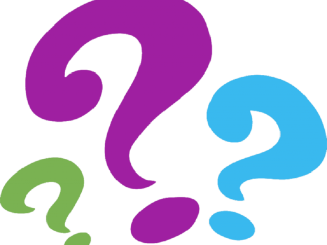 Question Mark Clipart Three - Question Mark Clipart Black And White (640x480)