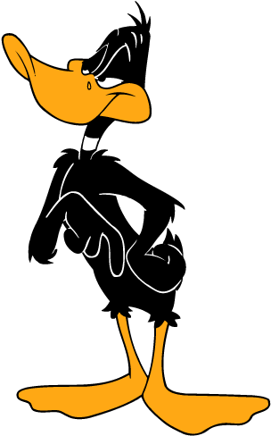 Daffy Duck Clipart - Looney Tunes Characters Daffy Duck (325x500)