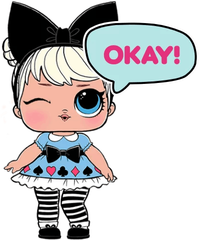 Lol Surprise Telegram Sticker - Lol Surprise Curious Qt (512x512)