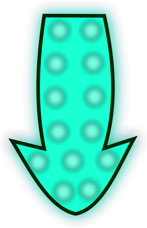 Arrow Pointing Down - Colorful Arrows Pointing Down (600x929)