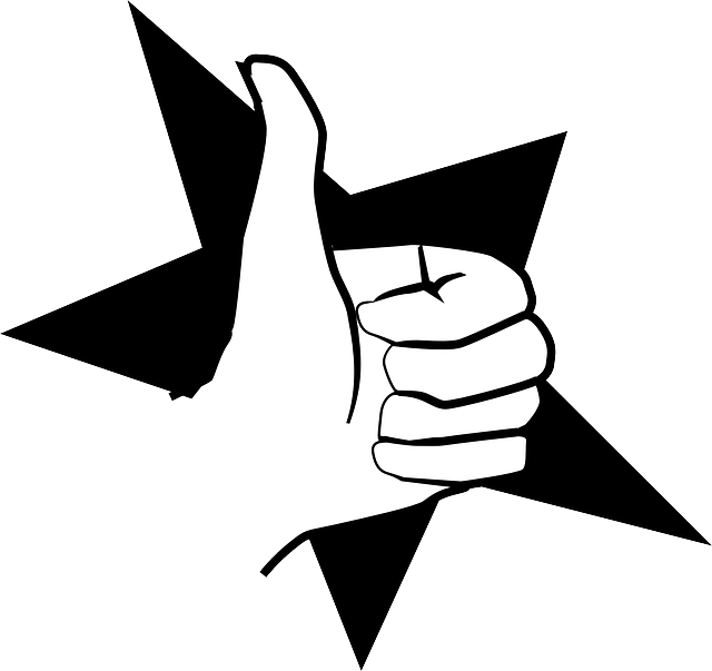 Hitchhike, Thumb Up, Like, Thumbs Up, Approve - Thumbs Signal (640x603)