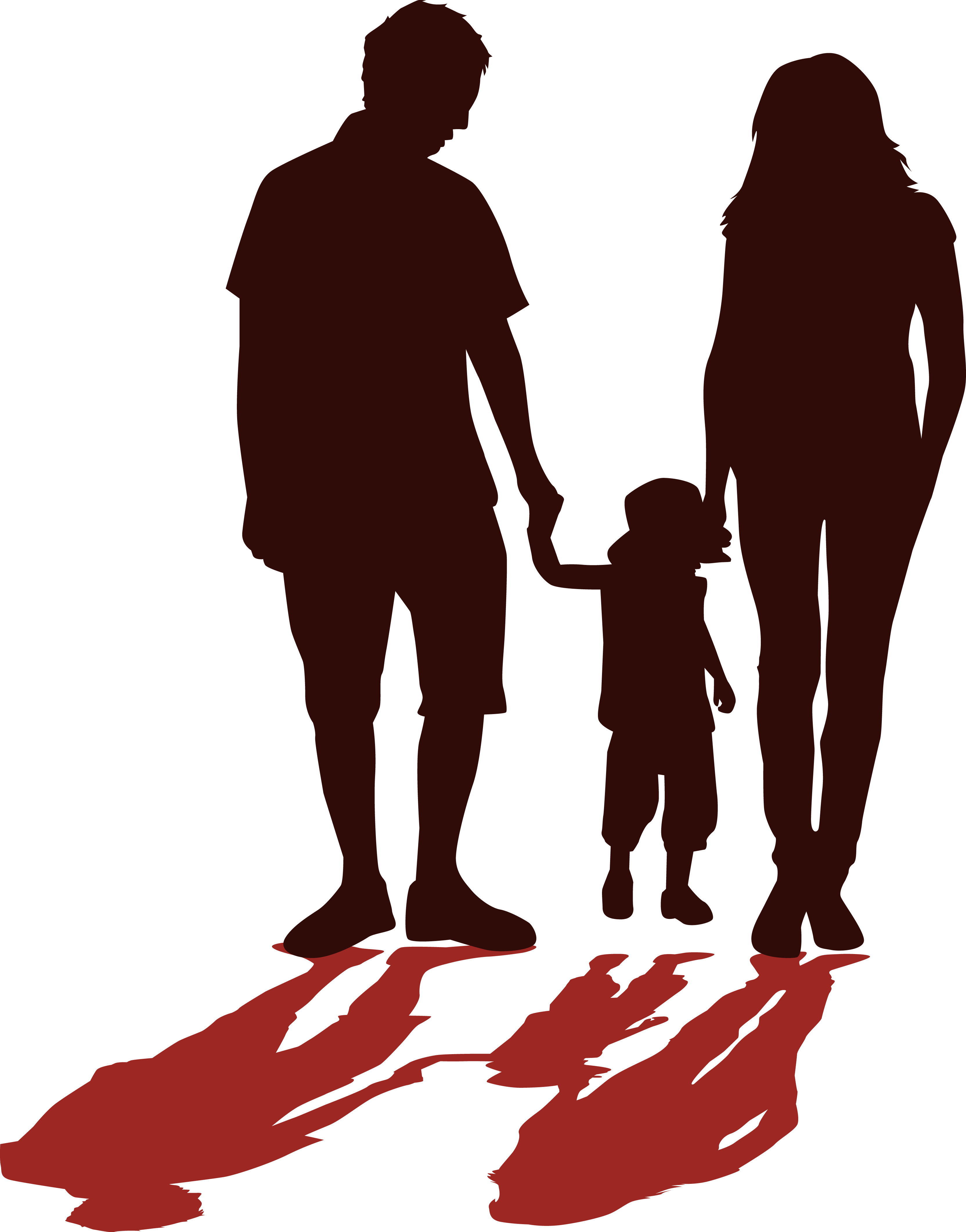 Father Silhouette Family - Family Silhouette (3328x4246)