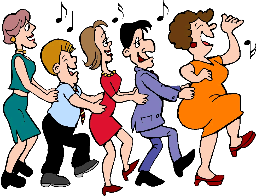Wedding Clip Art - People Dancing Clipart Gif (980x749)
