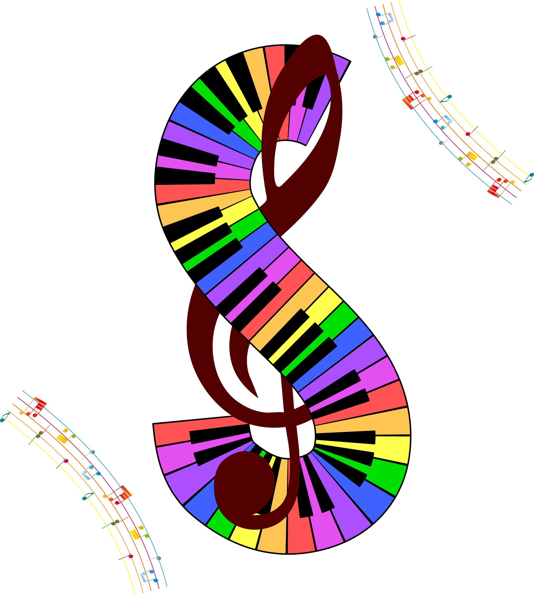 Musical Note Staff Clef Illustration - Music (2030x2259)