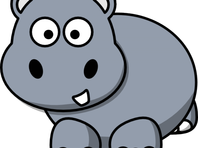 Hippo Clipart Hippopotamus - Emoji Hippopotame (640x480)