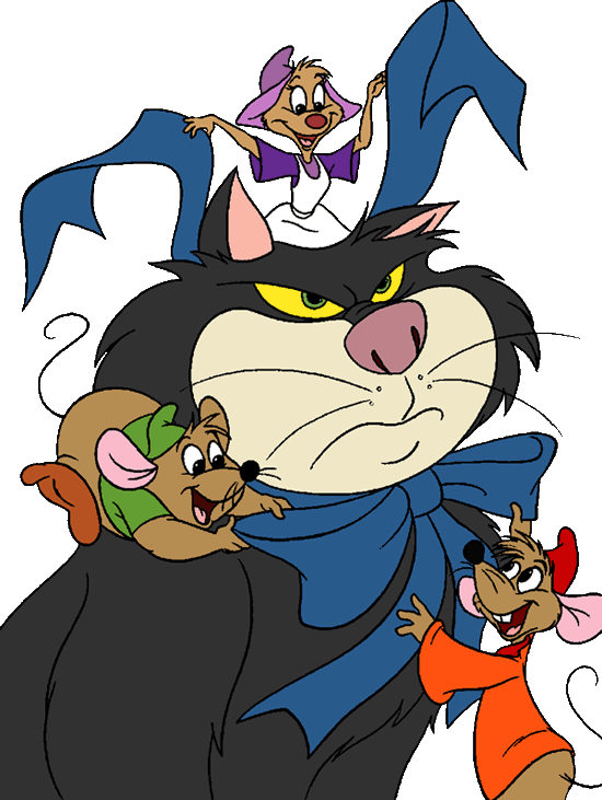 Like Many Of My Life's Stories, This One Starts With - Cinderella Cat And Mice (550x731)