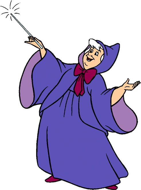 Fairy Godmother Clip Art Image - Cinderella Fairy Godmother (500x675)