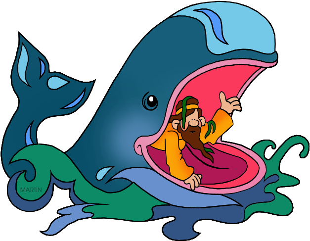 Whale - Jonah And The Whale Clipart (648x549)