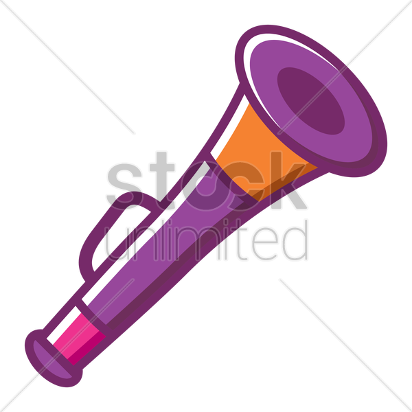 Party Horn Vector Graphic Clipart - Clip Art (600x600)