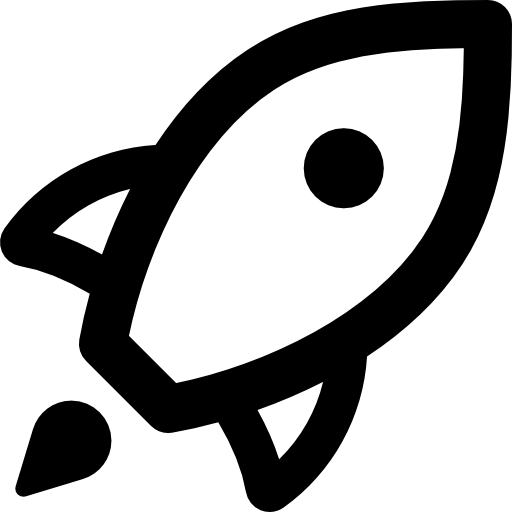 Rocket Travelling Space Transport Free Icon - Space Icon Png (512x512)
