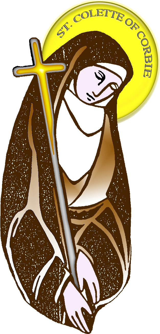 The Holy Spirit - Saint Colette Of Corbie (697x1318)