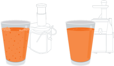 Fewer Air Bubbles, Less Foam - Juice (500x293)