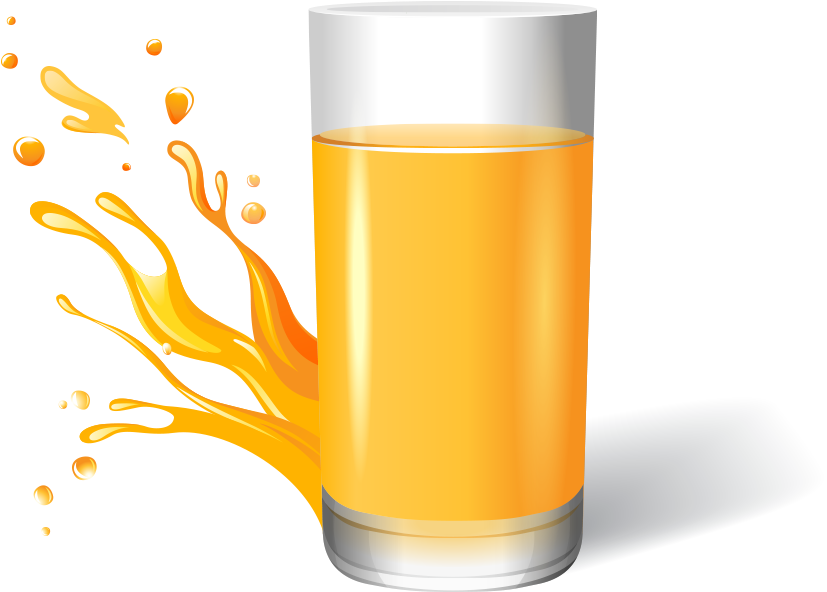 Juice Poster Creativity - Fruit Juice Vector Png (1000x679)