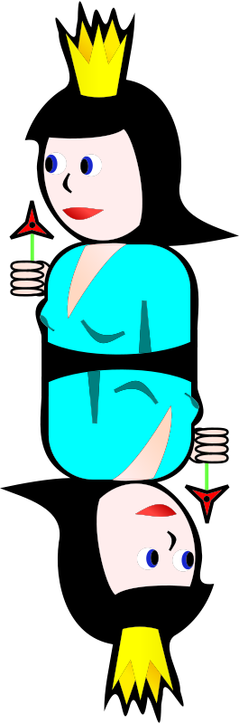 Get Notified Of Exclusive Freebies - Queen Clip Art (265x800)