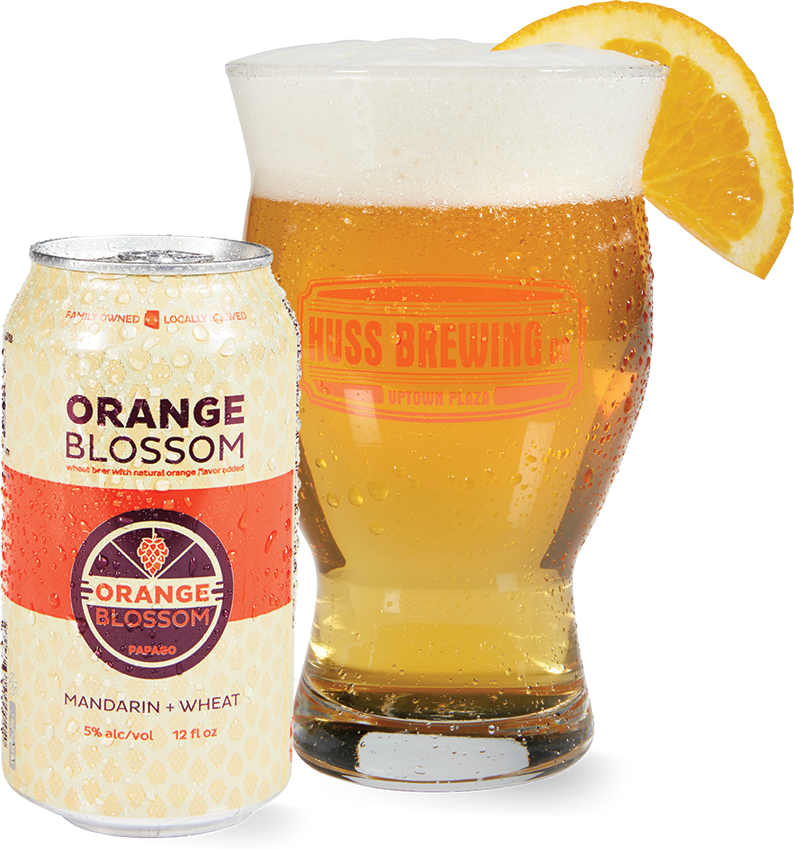 Orange Blossom Ale - Huss Brewing Orange Blossom (794x850)