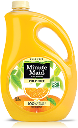 Pulp Free Orange Juice - Minute Maid Orange Juice (270x480)
