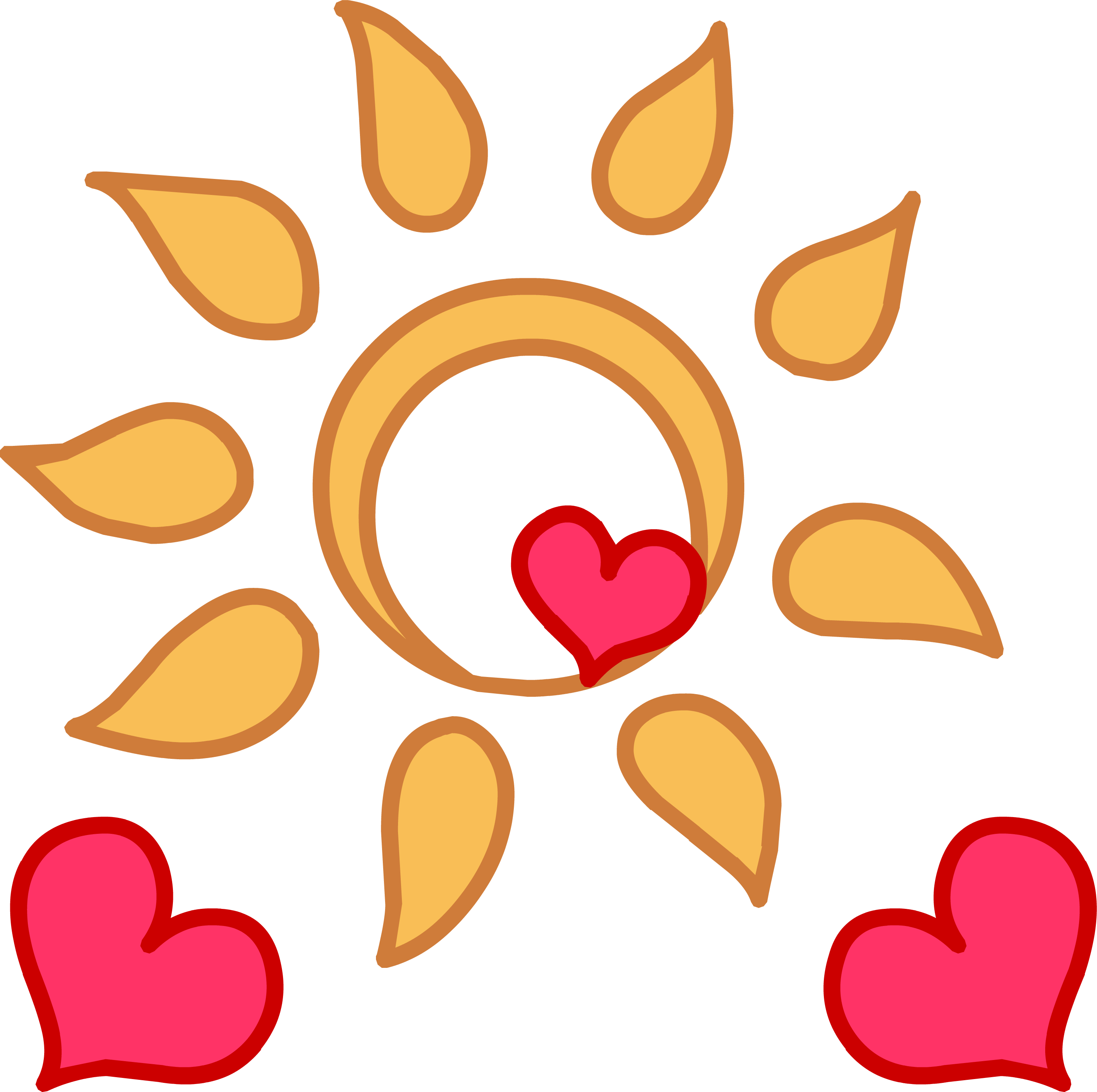 Sunshine Png File - Santería (2880x2868)