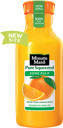 Pure Squeezed Some Pulp Orange Juice - Minute Maid Orange Juice (270x480)
