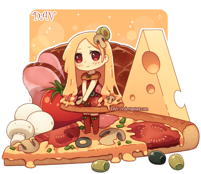 Pizza - Kawaii Food Girl (700x611)