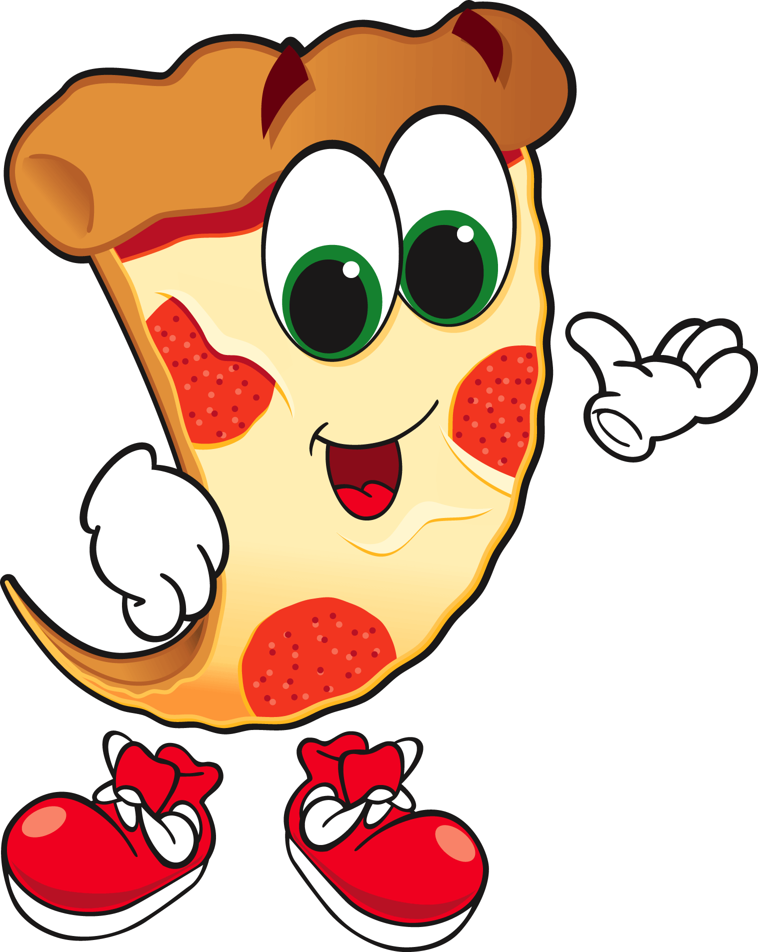 Pizza Slice Cartoon For Kids - Animated Pictures Of Pizza (1516x1904)
