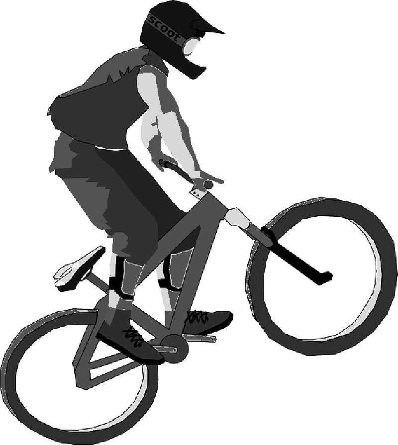 Mountain, Sport, Cartoon, Bike, Risk, Biker, Jump - Bike Design Shirt, Pink (800x895)