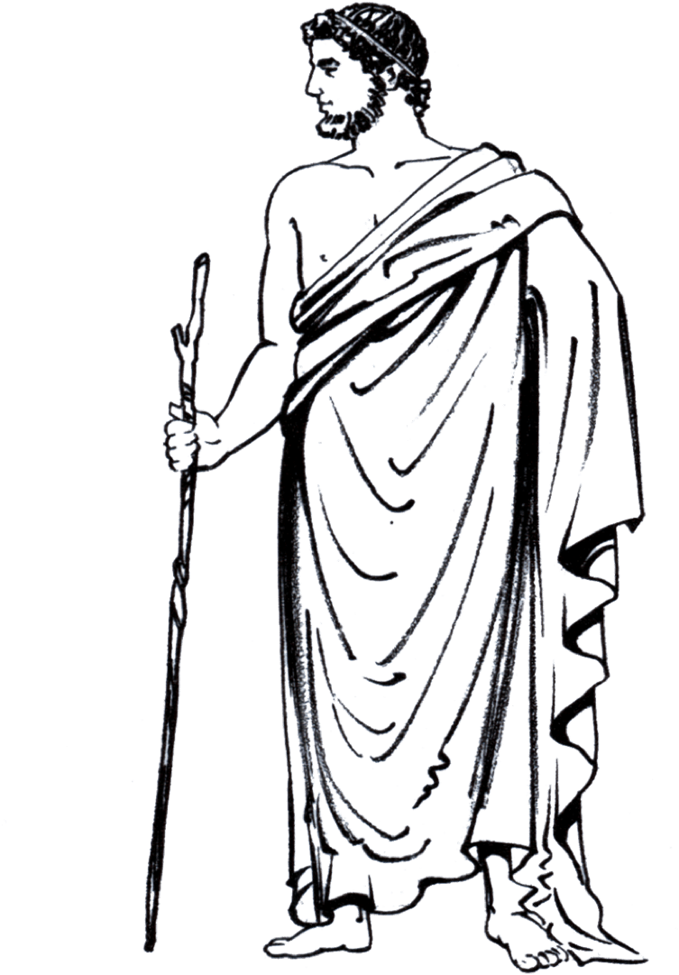 Greek Clipart Rhea - Chiton Clothing Ancient Greece (762x1125)