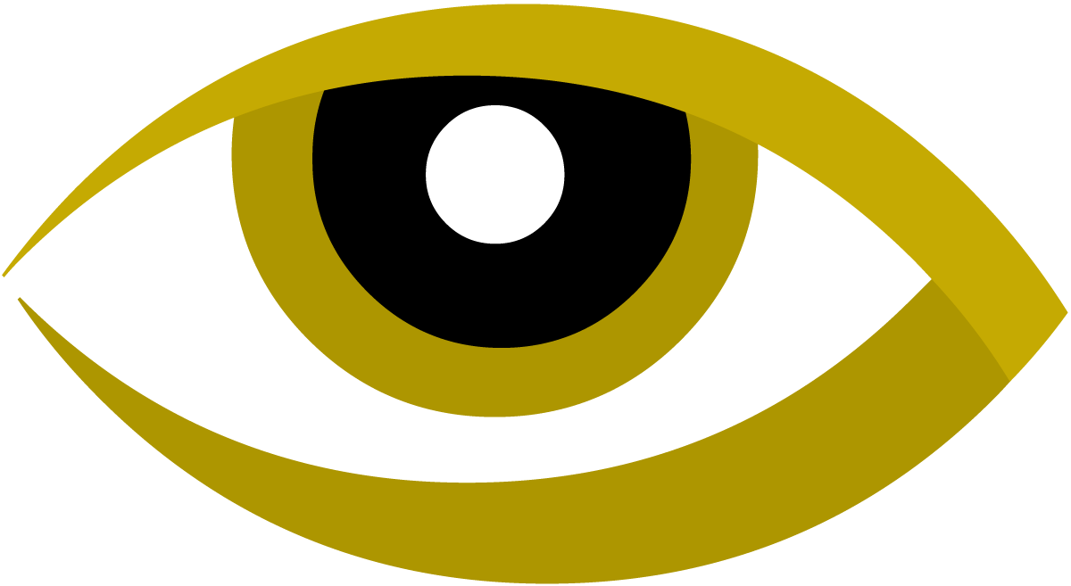Eyeball Clipart Logo Design - Eye Logo In Gold Png (1200x657)