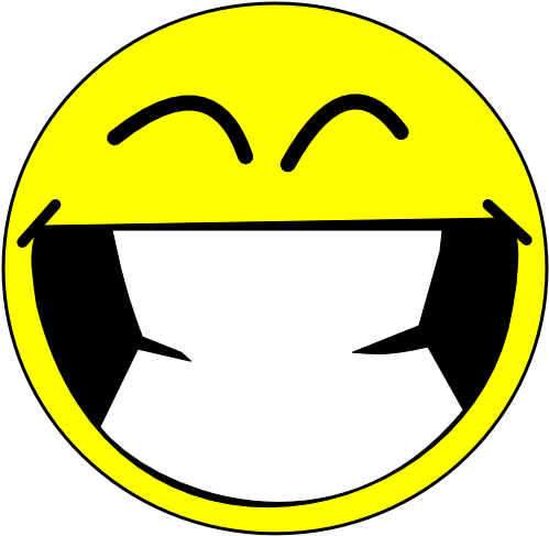 Picture Is Of A Big Yellow Smiley Face With Its Eyes - Smiley Face Png (500x500)
