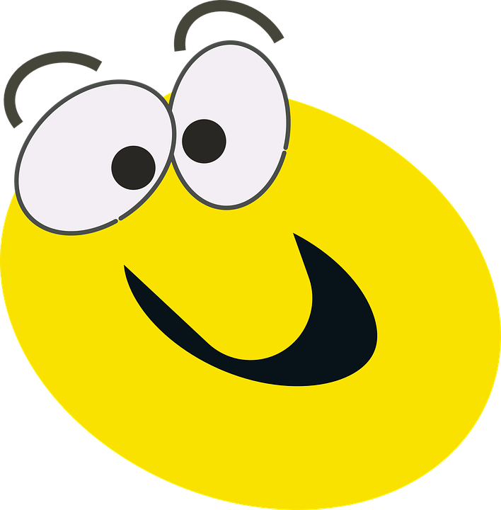 Yellow, Eyes Free Illustrations On - Animated Smiley Face Clip Art (708x720)