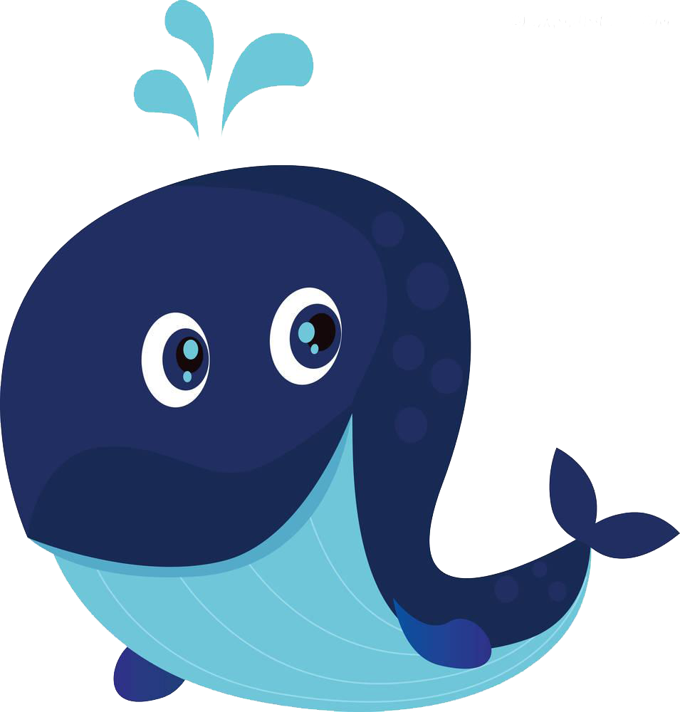 Cartoon Blue Whale Illustration - Blue Whale Cartoon (955x1000)
