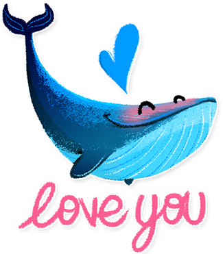 Here's The Link To Download Them Enjoy) > Whales - Telegram Sticker Whale (370x370)
