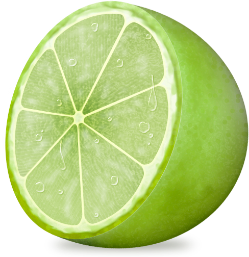 Lime Clipart Transparent - Green Lemon Icon (512x512)