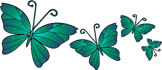 Butterfliesgreenglitter - Imágenes De Mariposas Y Reflexiones (593x246)