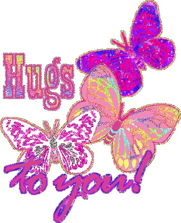 Hugs Glitter Gifs - Thanks For Being My Friend (364x448)
