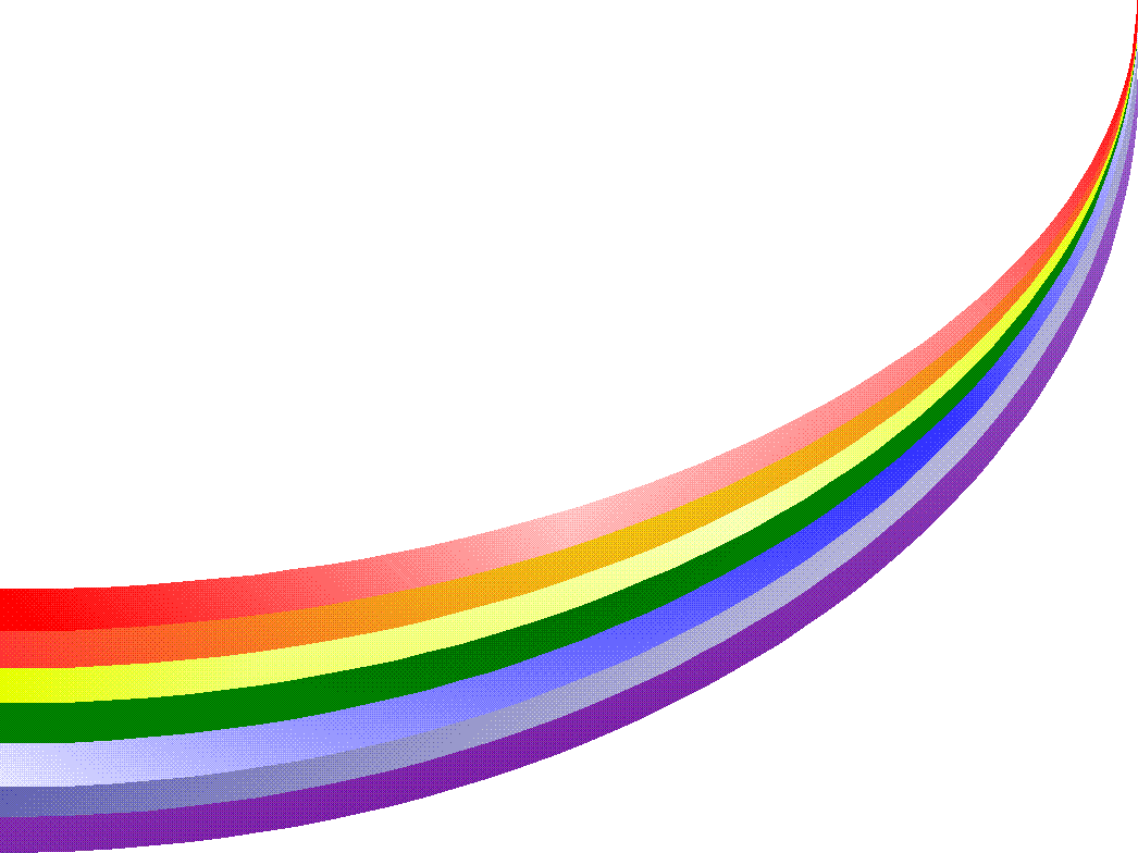 Curved Rainbow - Shapes Design Background Png (1046x784)