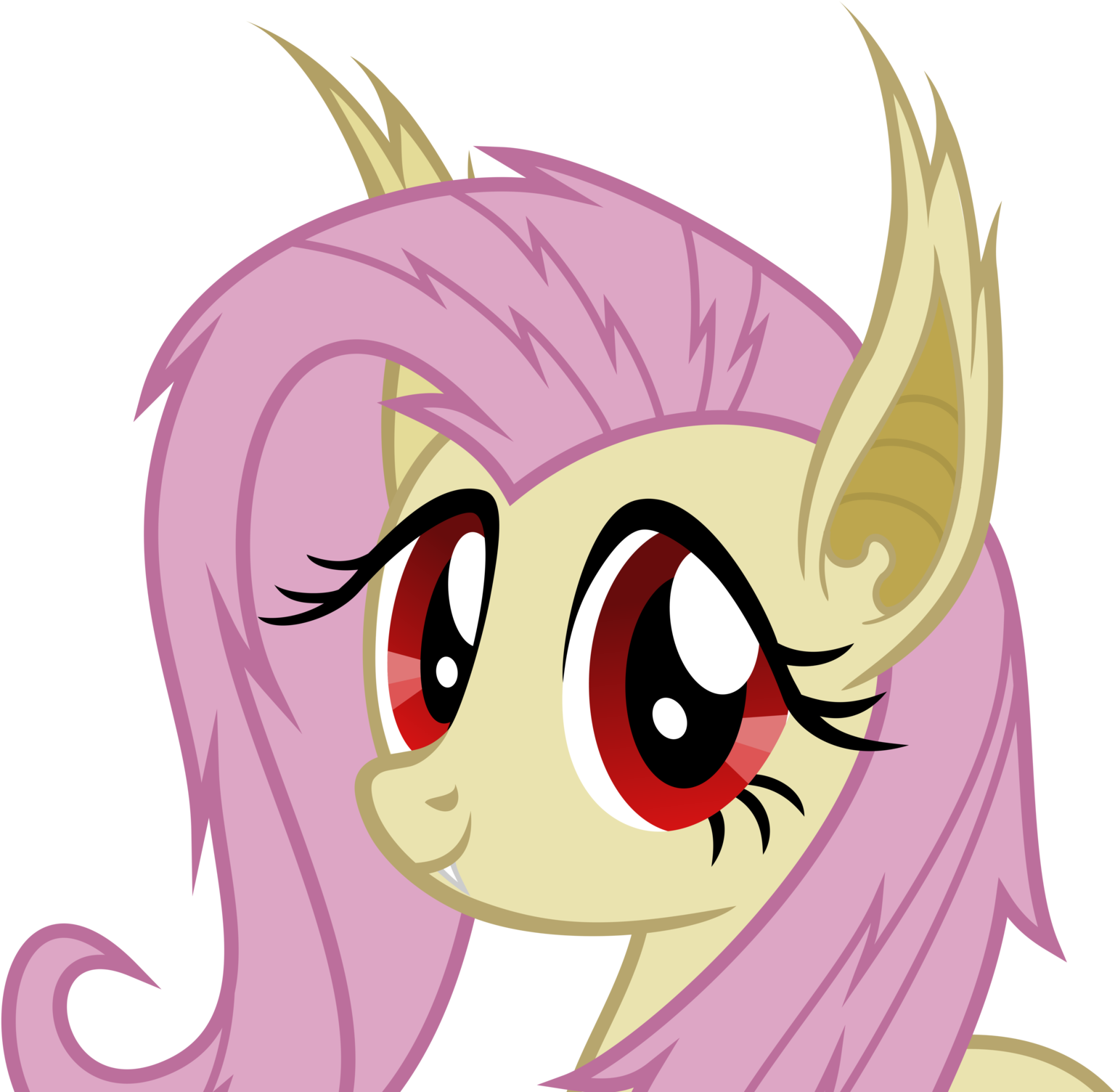 My Little Pony Fluttershy (1600x1520)