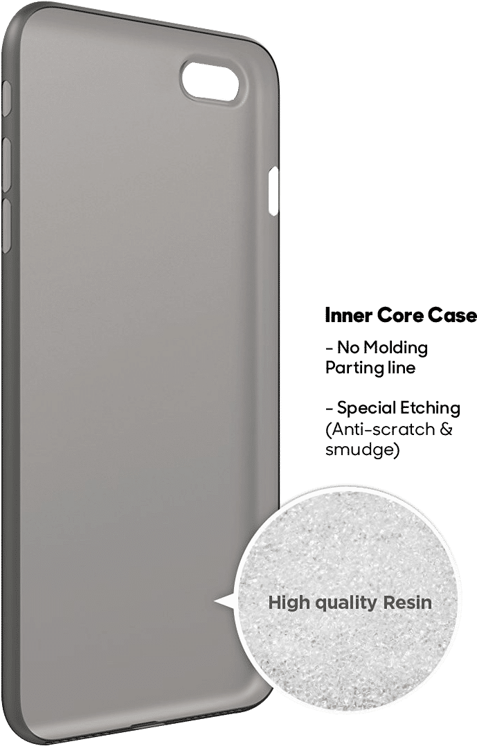 Dailyobjects Air Thin Black Case For Iphone 6s Buy - Mobile Phone Case (1200x1200)