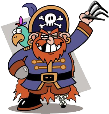 Domingo, 1 De Noviembre De - Cartoon Pirate (454x424)