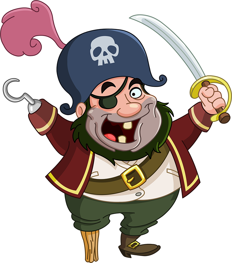 Cartoon Pirate Hat Download - Pirate (800x907)
