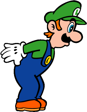 Pokemon Characters Clipart - Super Mario Luigi Clipart (369x407)